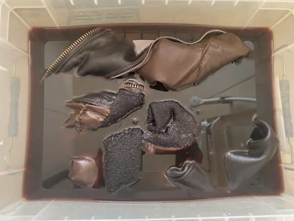 G-1フライトジャケット手洗い