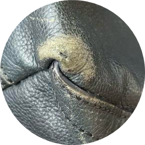 レザー補色するカバン 4