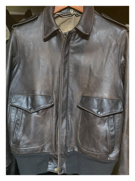 革ジャン洗濯後