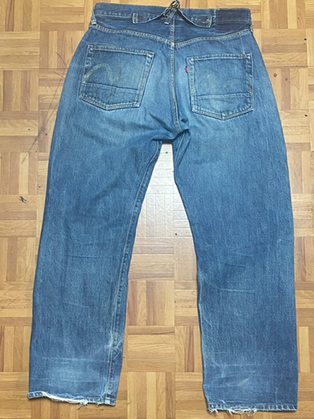 エヴィスジーンズの経年変化6