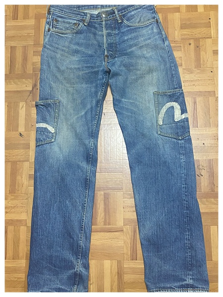 エヴィスジーンズの経年変化7