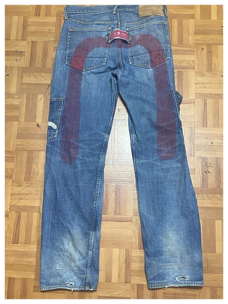 エヴィスジーンズの経年変化8