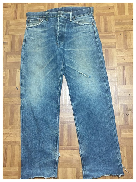 エヴィスジーンズの経年変化3