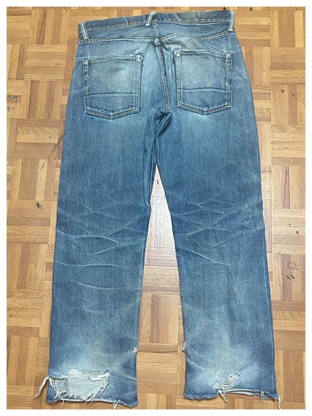 エヴィスジーンズの経年変化4