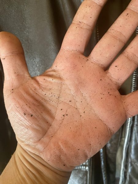 G-1フライトジャケット手洗い後　4