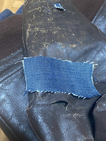 G-1フライトジャケット 補修